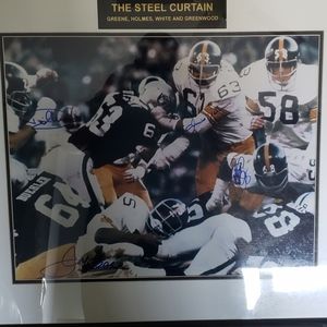 The Steel Curtain - Autographed Game Photo